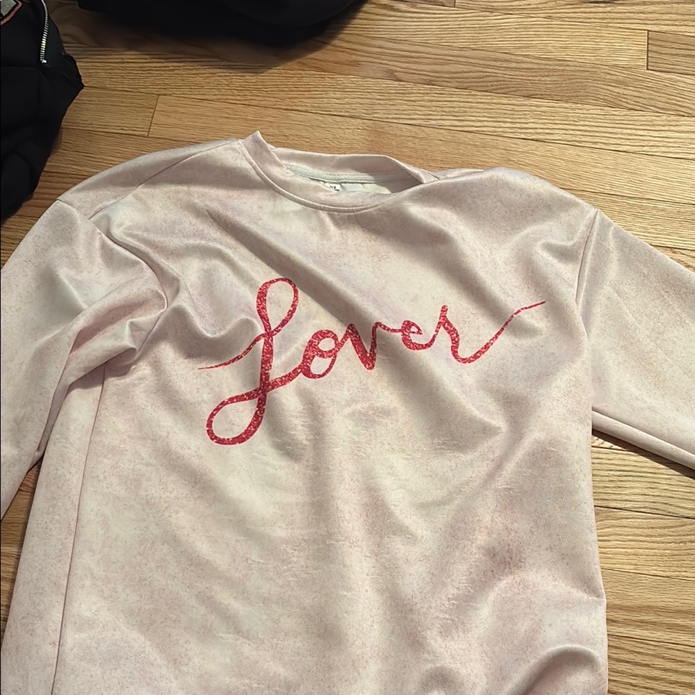 Pink 'Lover' Sweatshirt